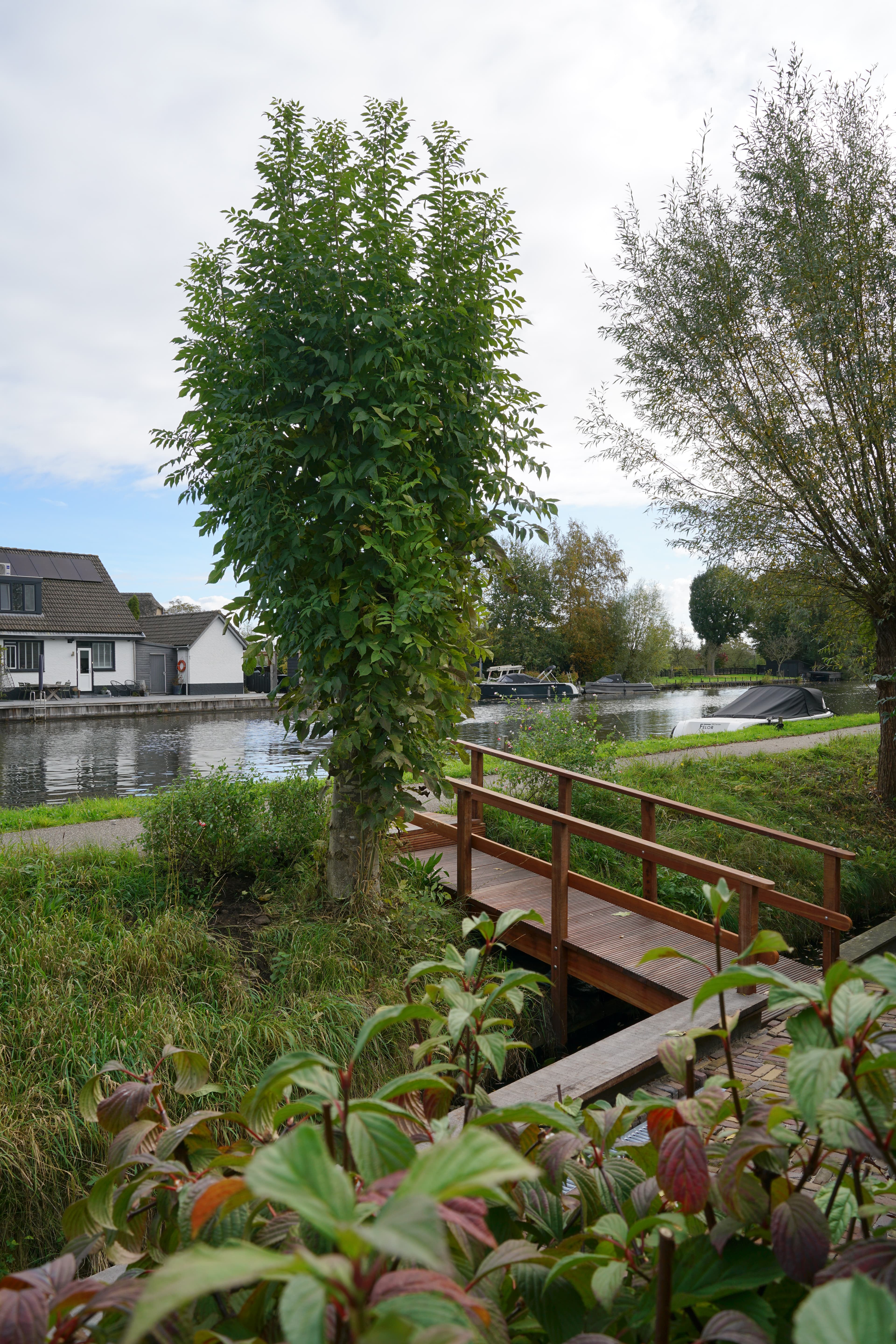 Toegangsbrug naar B&B De Oude Waterlinie