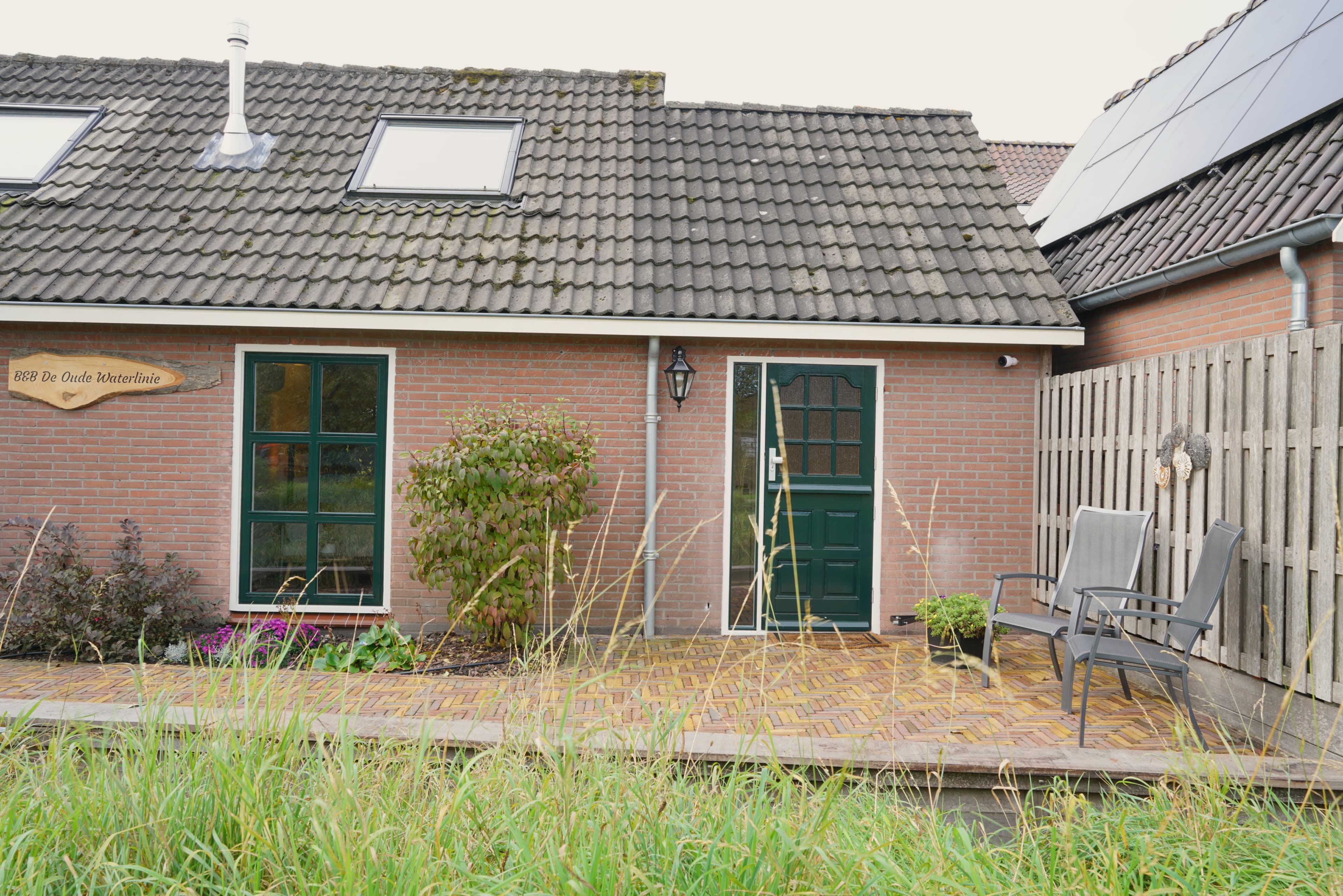 Buitenaanzicht van B&B De Oude Waterlinie in Nieuwerbrug